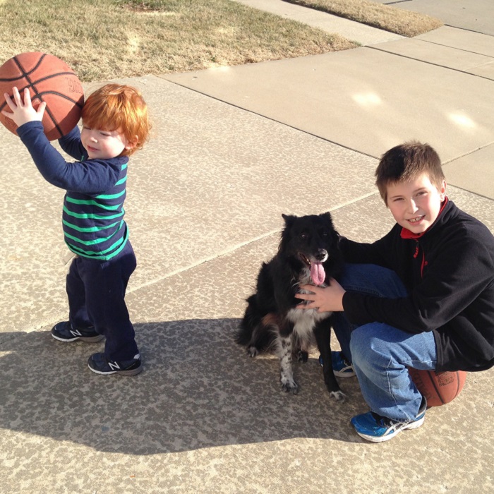 fred playing basketball